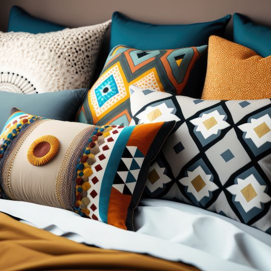 Artisan Pillows 18-inch Indoor/Outdoor Modern Geometric Garden Maze in  Orange Brown Caramel - Pillow Cover Only (Set of 2) - Bed Bath & Beyond -  17037456