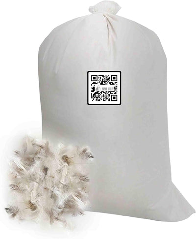 Duck Down Feather Pillow Fill – Natural Down Feathers - Fill Comforters, Pillows, Jackets and More