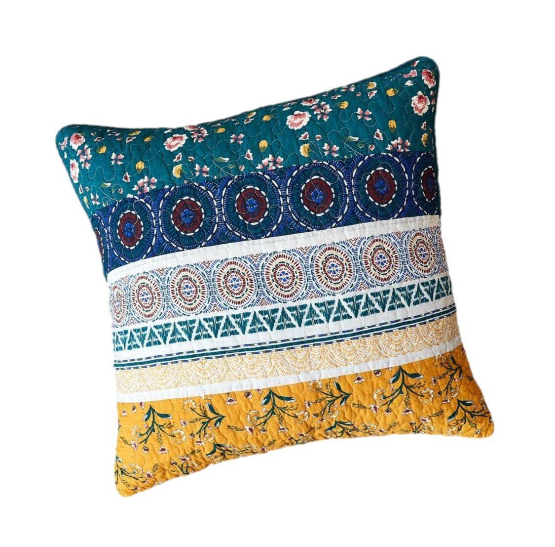 DaDa Bedding Bohemian Patchwork Bed of Wild Flowers Floral Gardenia Eu ...