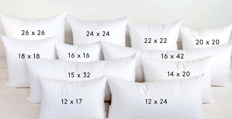 18 inch square pillow insert best sale