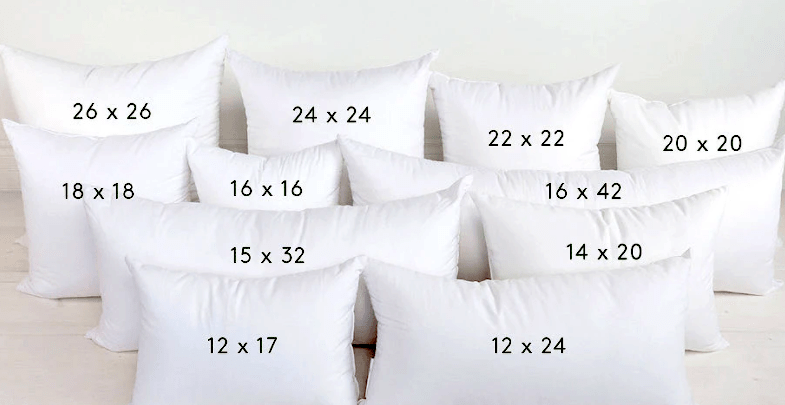 Custom Down Pillow Inserts for Bedding 